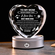 Mom Gifts for Mothers Day Birthday Gifts from Daughter Son to My Mom Heart Cr...