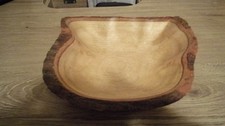 DECORATIVE WOODEN BOWL OR NUT BOWL