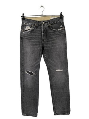 RAG & BONE Boyfriendjeans Damen Jeans Gr. DE 34 hellgrau Street-Fashion-Look