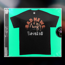 BAD NEWS - Young Ones Comic Strip Rik Mayall Ade Edmonson 150GSM Vegan T-Shirt