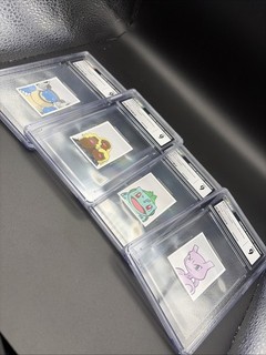 Lote de 4 pegatinas colección FOTO IDENTIFICACIÓN POKEMON 2024. Cgc 9 ¡Todas las losas en la foto!!!