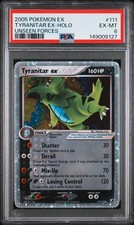 2005 POKEMON EX UNSEEN FORCES #111 TYRANITAR EX-HOLO PSA 6 on eBay