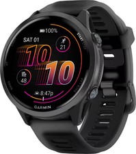 Garmin - Forerunner 570 GPS Smartwatch 47 mm Aluminum - Slate Gray Aluminum -...
