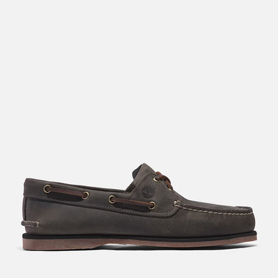 Timberland Classic 2-Eye Boat Shoes in Dark Grey All Sizes Limited Stock