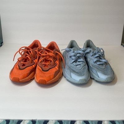 Adidas Ozweego 2pk Bold Orange and Light Blue (sz 5W - 3.5Y )