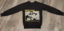 Vintage, New Kids On The Block Hangin Tough Tour Sweatshirt, Black, Size Small