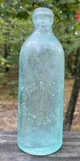 1890’s O. Kanouse Montclair NJ Hutchinson Style Baltimore Loop Blob Soda Bottle