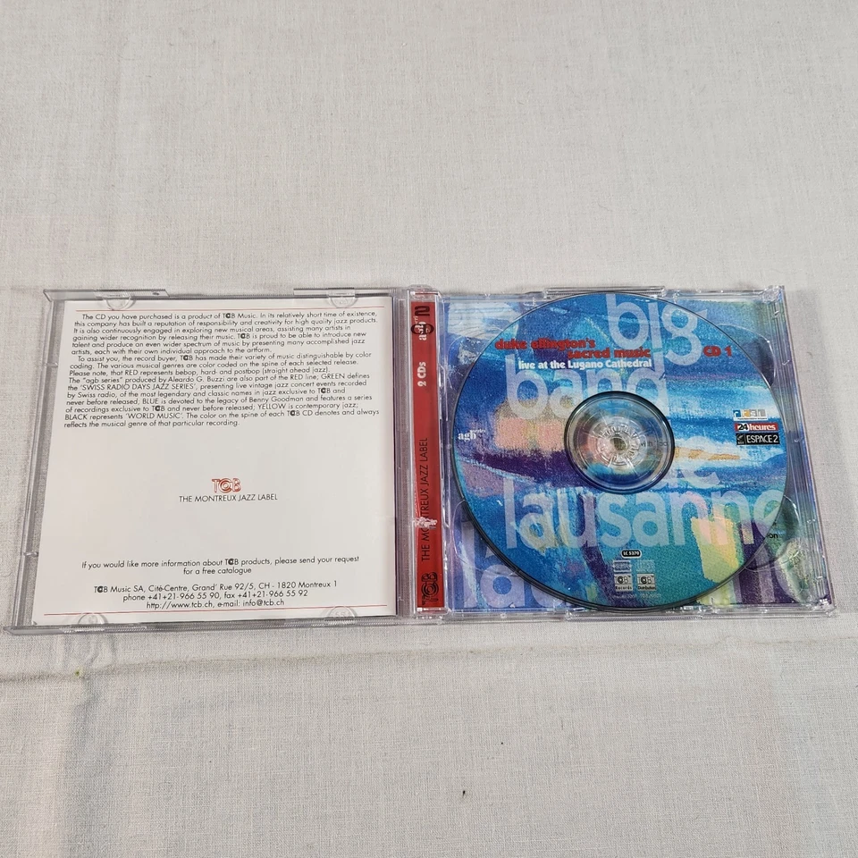 Big Band de Lausanne - Duke Ellington's Sacred Music (CD 2000) Import Discs NM Foto 3 de 4