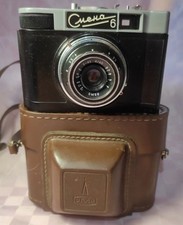 Vintage USSR Soviet Camera Smena 6 LOMO T-43 4/40mm Lens Case 35mm