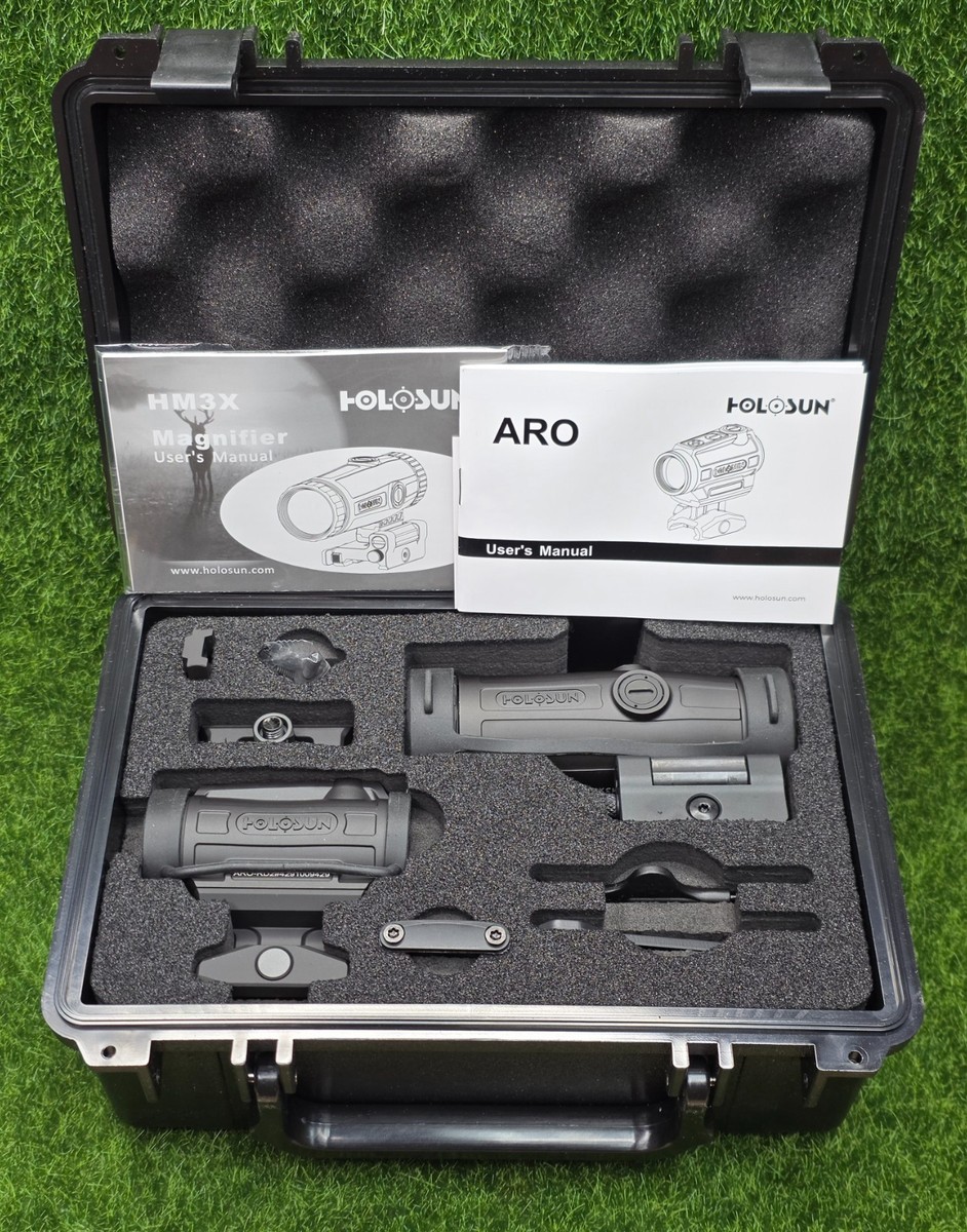 Holosun ARO-RD2 & HM3X Set, 2 MOA Red Dot + 3x Magnifier - ARO