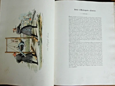 ALBUM CHINOIS Formentin 1849 Lithographies Chine Tortures Métiers Livre Rare - Photo 1/4