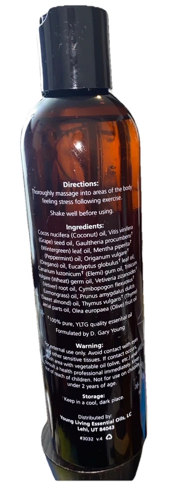 YOUNG LIVING ORTHO SPORT MASSAGE OIL ESSENTIAL OIL 8 FL OZ - Image 2 of 3