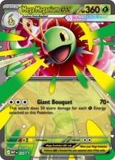 Holofoil Mega Meganium ex 034 Near Mint
