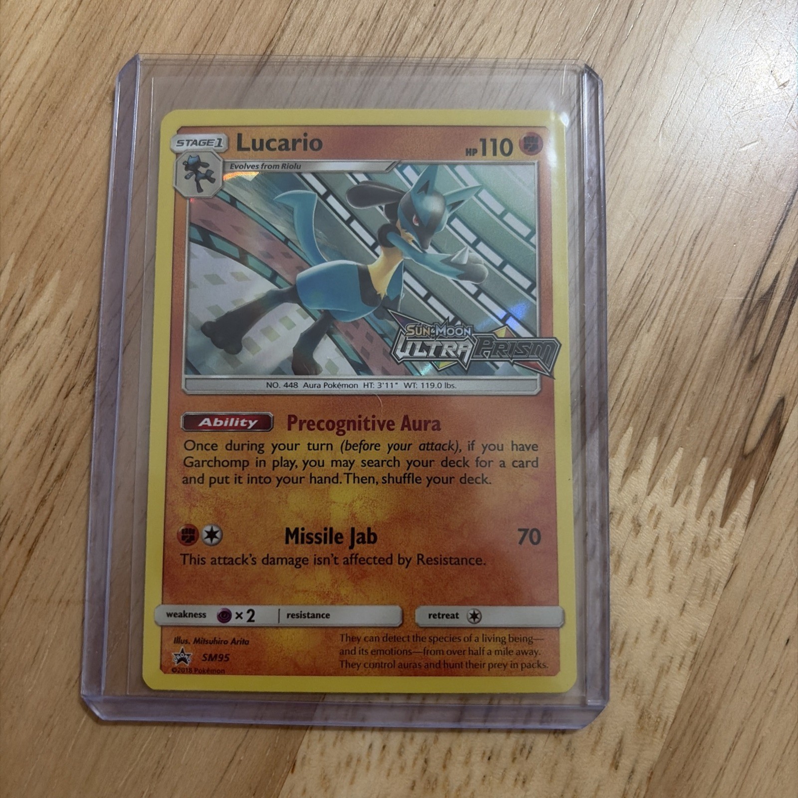 Lucario - (Prerelease) SM95 Sm Holo