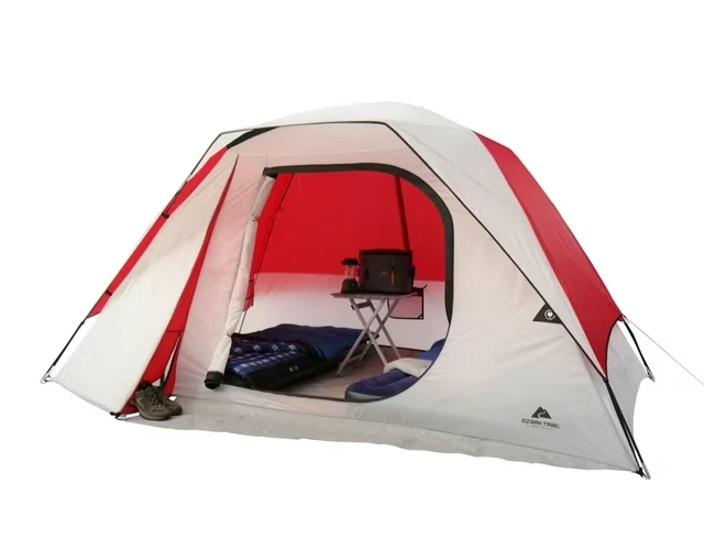 Ozark Trail Weather Tested 6-Person Dome Tent with Removable Rain Fly & E-port