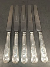 Vintage Viners of Sheffield England Super A Stainless Flatware 8.5" Knives Set 5