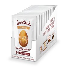 JUSTIN'S Classic Gluten-Free Almond Butter Squeeze 1.15 Ounce Pack of 10 