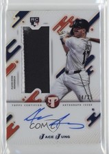 2025 Topps Pristine Rookie Jumbo Auto Relics /25 Jace Jung #RJAR-JJU Auto 17uv