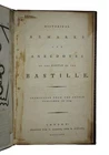1780 HISTORY OF THE BASTILLE Architecture POLITICS First Edition PRISON STUDY
