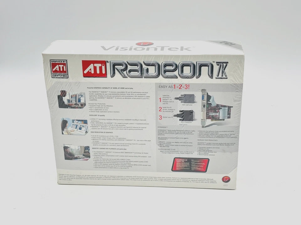 VisionTek ATI Radeon 7000 PCI 64MB DDR Dual-Monitor Graphics Card - Image 2 of 3