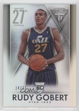 2013-14 Panini Titanium Draft Position 14/27 Rudy Gobert #126 0uw4