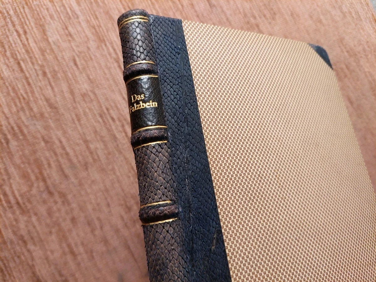 DAS FALZBEIN 1.JG 1948 Buchbinder BUCHBINDEREI Buchbinden HANDEINBAND Fischleder