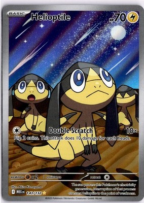 Helioptile 143/132 Me01: Mega Evolution Holo