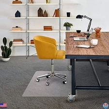 Floortex Advantagemat Vinyl Chair Mat 30" x 48" for Carpets up to 1/4" Thick