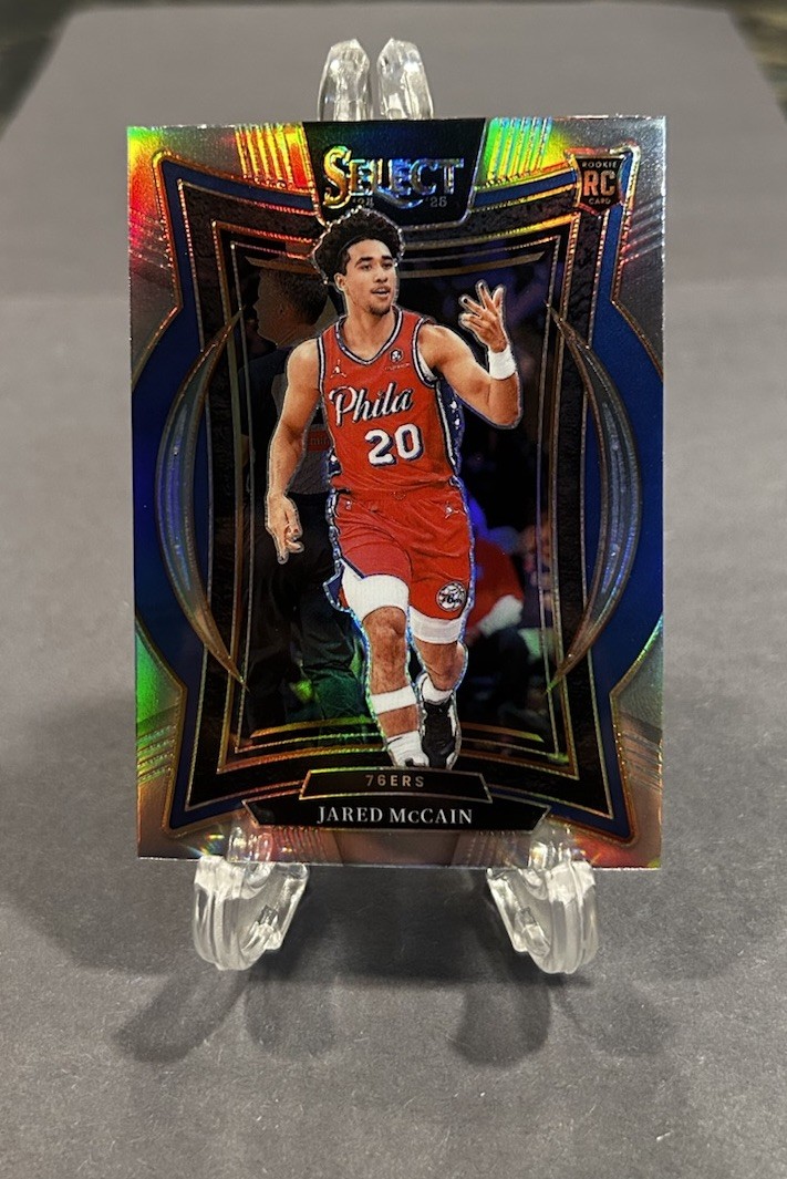 Jared McCain 2024 Panini Select #82 Silver Prizm Concourse Rookie RC