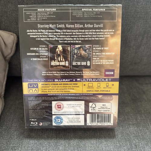 Doctor Who Series Seven 7 Part One 1 (Blu-ray, SLIPCOVER, 2012) ~ BRAND NEW - Picture 2 of 2