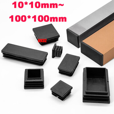 Chair Feet Leg Square Plastic Tube End Caps Insert Bungs Blanking Plugs Stoppers
