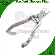 Professional HEAVY DUTY THICK Toe Nail Clippers PLIER Chiropody Podiatry Steel