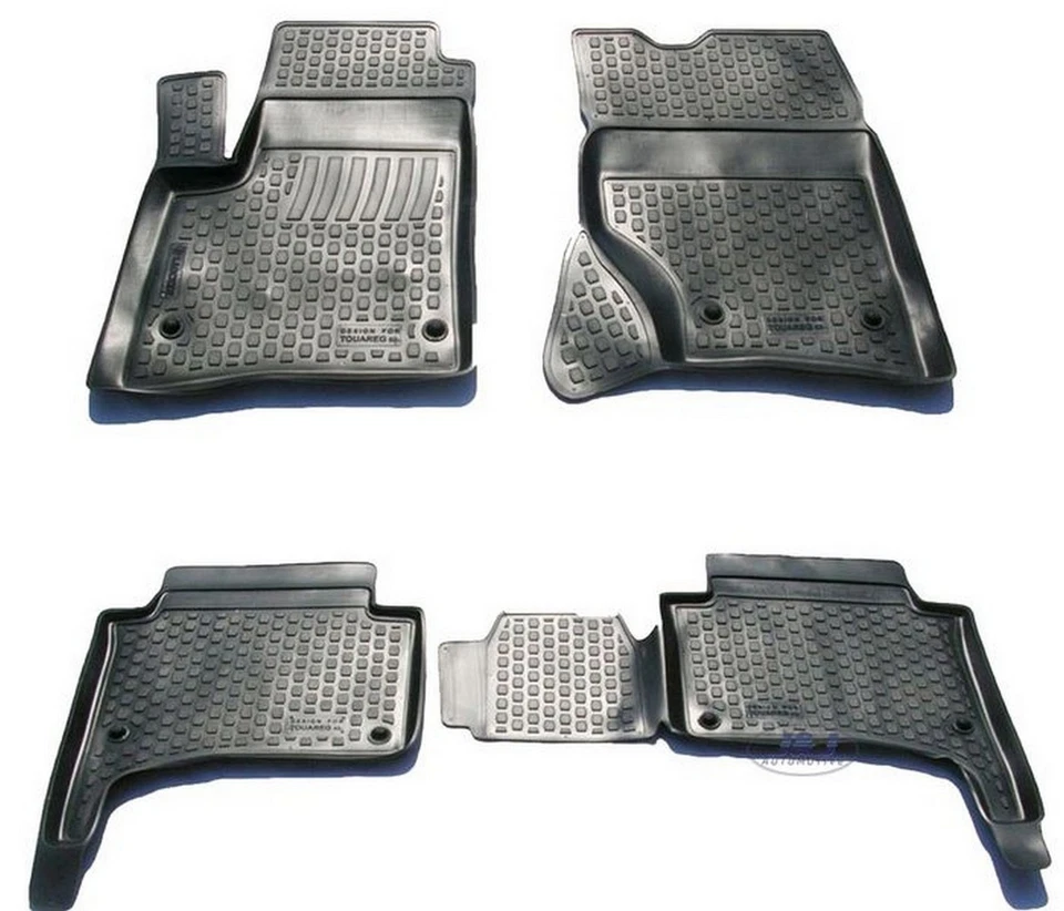 Tapis De Sol En Caoutchouc Pour VW Touareg 2002-2010 3D Exclusive - Photo 2/4