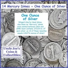 Buy Fractional Silver: 14 "Mercury" Dimes = One Ounce! If the SHTF Be Prepared!