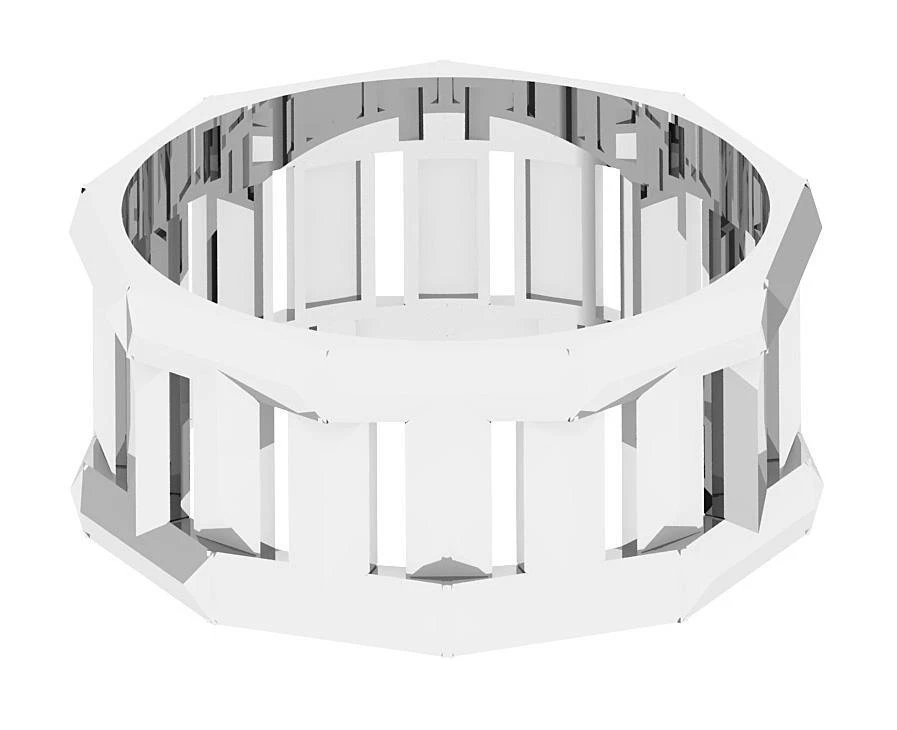 Eternity Engagement Wedding Ring 10K/14K/18K Solid White Gold 8.75 MM - Image 4 of 4