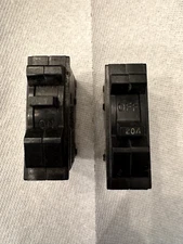 General Electric 1 Pole 15 and 20 Amp Circuit Breaker Cat: R115/R120 LOT OF  2