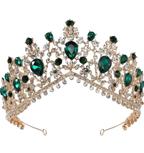 Bridal Wedding Flower Vine Rhinestone Crystal Faux Pearls Crown