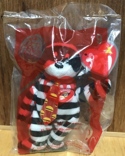 Ty Beanie Babies 25th Anniversary McDonalds 2004 Happy Meal Toys Full Set - Picture 10 of 12