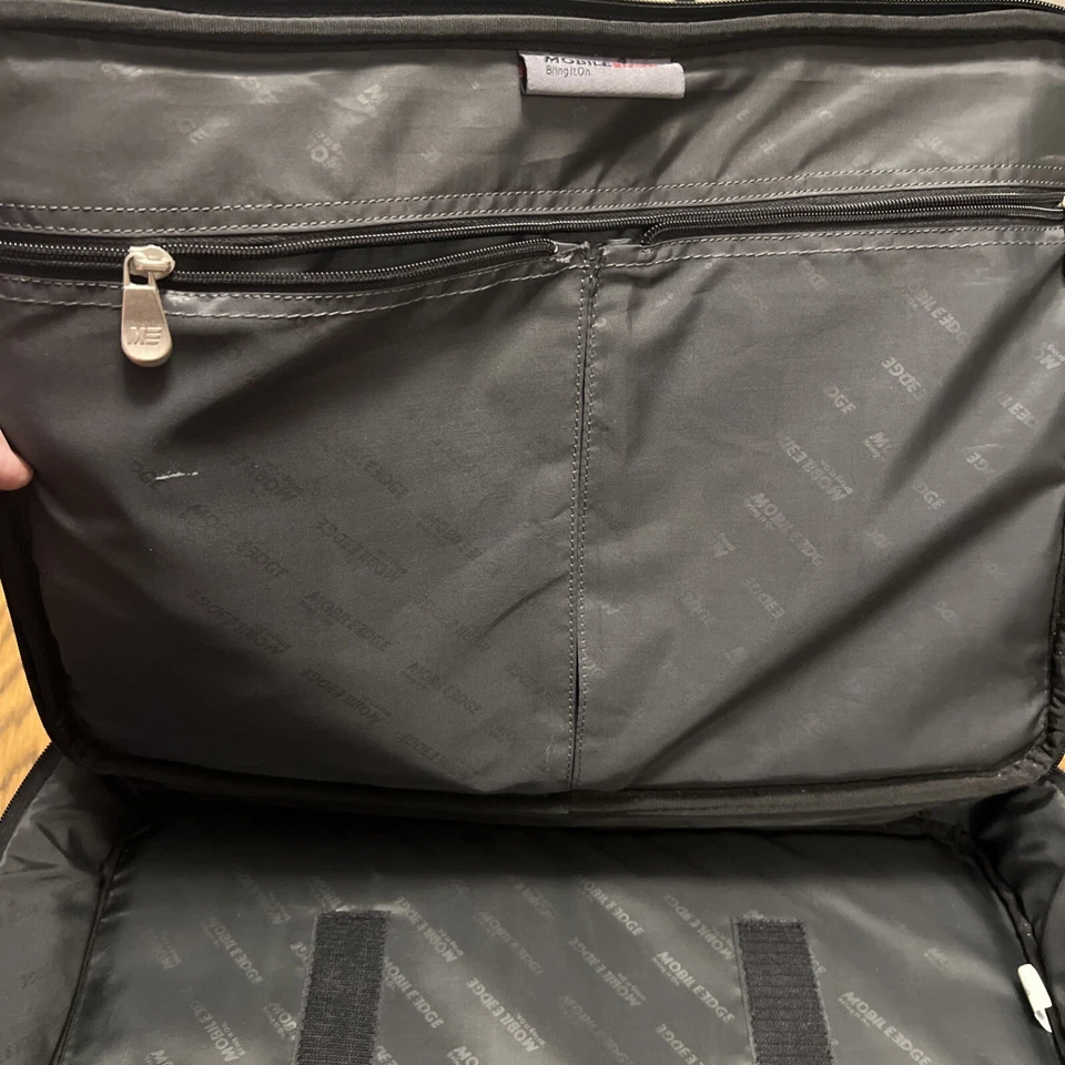 Mobile Edge Premium Laptop Softsided Acolchoado Bolsa Mensageiro Estojo Pasta GR15 - Imagem 4 de 4