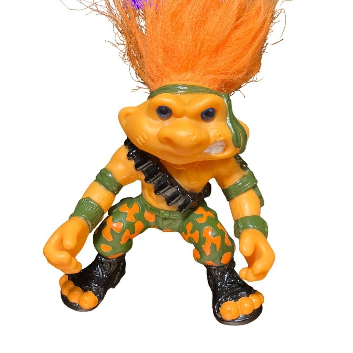 Hasbro 1992 Battle Trolls Sargent SGT Troll Action Figure 4.5
