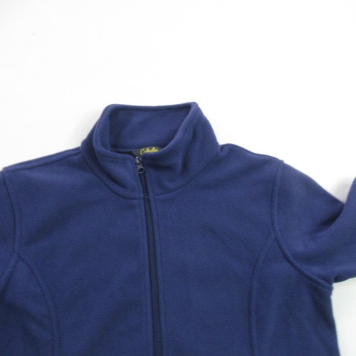 Cabelas Jacket Womens Medium Blue Long Sleeve Full Zip Outdoors Hooded Pockets - Picture 2 of 10