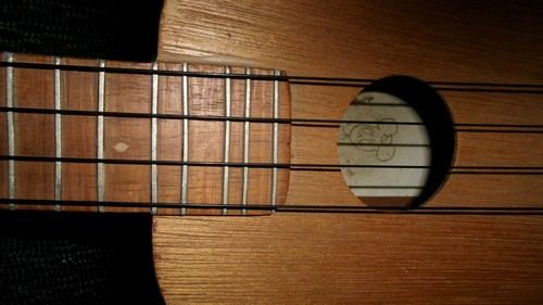 Vintage 1960's ? Soprano Ukulele ( Body 21" L.~ 16 frets) As Found Condition - Picture 11 of 14