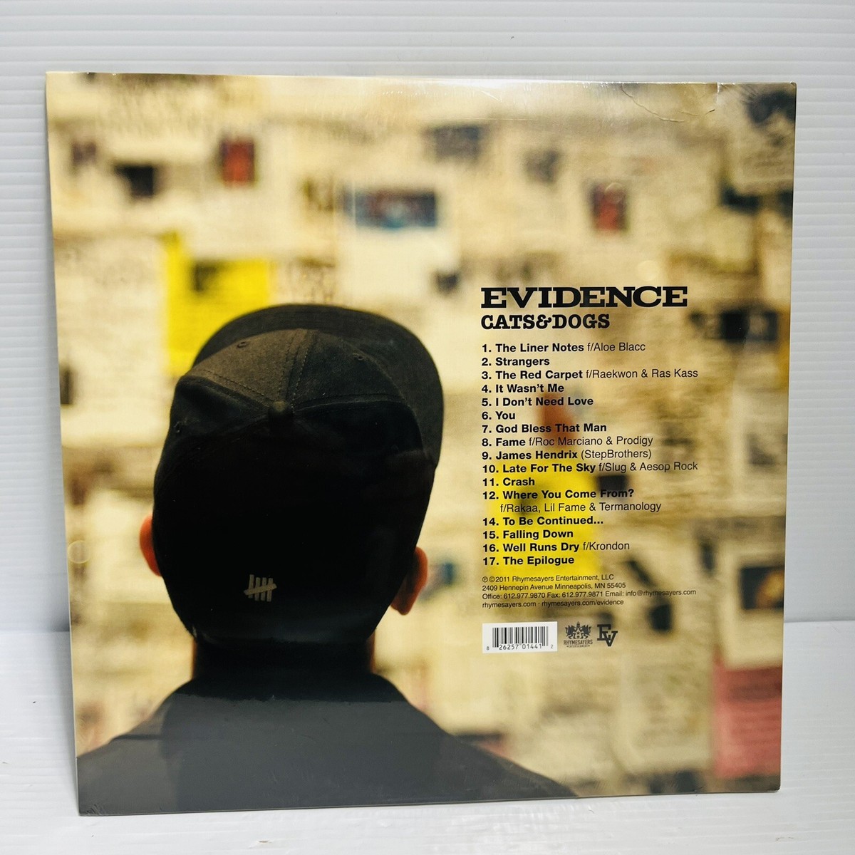 EVIDENCE Cats & Dogs 2x LP NEW COLORED VINYL Rhymesayers