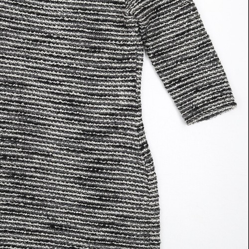 Phase Eight Womens Black Cotton Blend Jumper Dress Size 10 - Picture 8 of 10