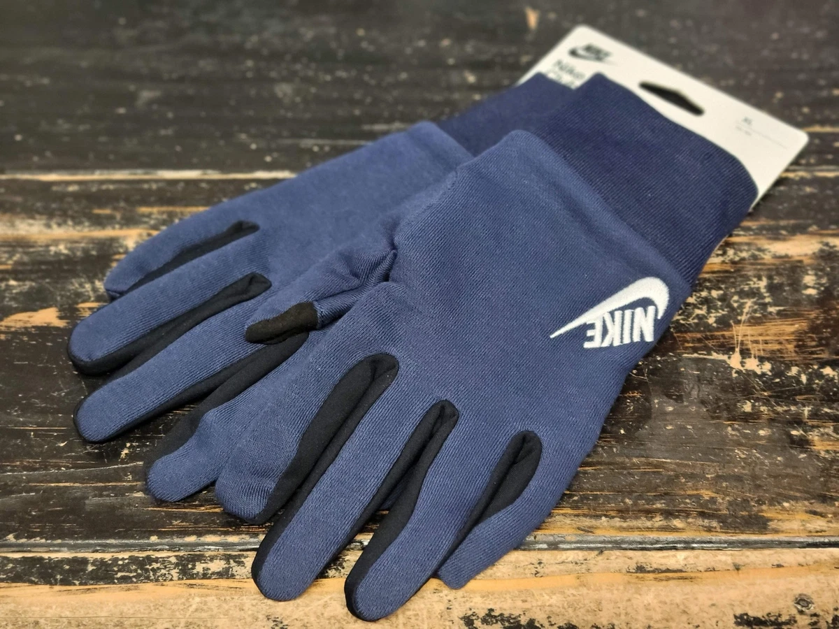 Guantes para correr Nike Club de lana azul marino clima fr o talla hombre