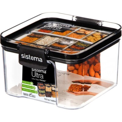 Sistema Ultra Tritan Container 460ML Plastic Food Storage