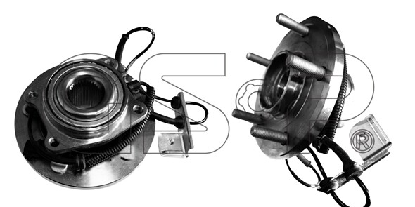 GSP 9332007 Radlagersatz For Chrysler Dodge Lancia-image