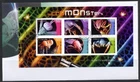 2009 Australia - Micro Monsters Mini sheet FDI FDC