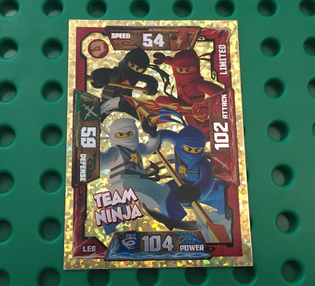 その他 L GEAR SOLID Trading Card JACKAL 054 LEGO Ninjago Series 1 - LE6 - Ninja Team - Limited Edition Gold