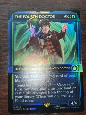 1x FOIL SHOWCASE THE FOUR DOCTOR - Doctor Who - MTG - Magic the Gathering